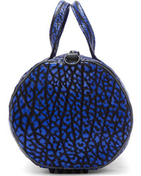blaue Leder Reisetasche von Alexander Wang