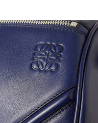 blaue Leder Reisetasche von Loewe