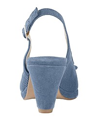 blaue Leder Sandaletten von Andrea Conti
