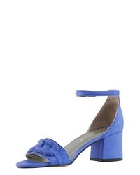 blaue Leder Sandaletten von Andrea Conti