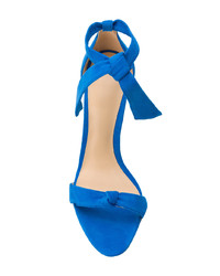 blaue Leder Sandaletten von Alexandre Birman