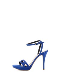 blaue Leder Sandaletten von Evita