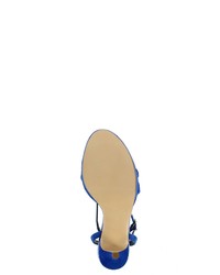 blaue Leder Sandaletten von Evita