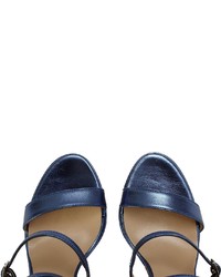 blaue Leder Sandaletten von PoiLei
