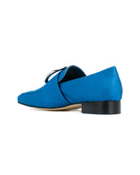 blaue Leder Slipper von Dorateymur