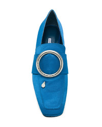 blaue Leder Slipper von Dorateymur