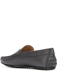 blaue Leder Slipper von Tod's