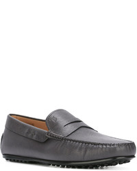 blaue Leder Slipper von Tod's