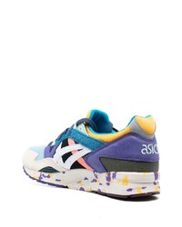 blaue Leder Sportschuhe von Asics