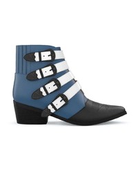 blaue Leder Stiefeletten von Toga Pulla