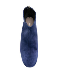 blaue Leder Stiefeletten von Premiata