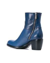 blaue Leder Stiefeletten von Rocco P.