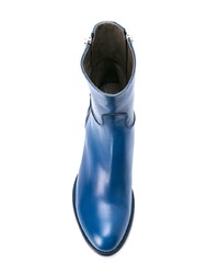 blaue Leder Stiefeletten von Rocco P.