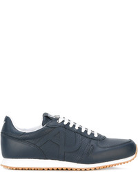 blaue Leder Turnschuhe von Armani Jeans