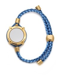 blaue Leder Uhr von RumbaTime