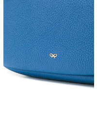 blaue Leder Umhängetasche von Anya Hindmarch