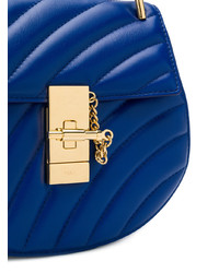 blaue Leder Umhängetasche von Chloé