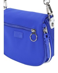 blaue Leder Umhängetasche von George Gina & Lucy