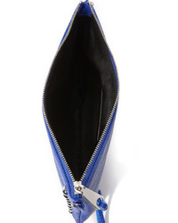 blaue Leder Umhängetasche von Rebecca Minkoff