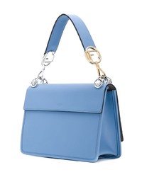 blaue Leder Umhängetasche von Fendi