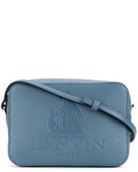 blaue Leder Umhängetasche von Lanvin
