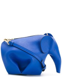 blaue Leder Umhängetasche von Loewe