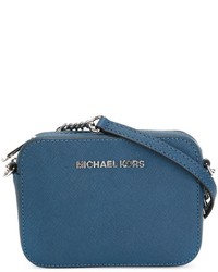 blaue Leder Umhängetasche von MICHAEL Michael Kors