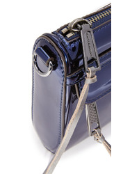 blaue Leder Umhängetasche von Rebecca Minkoff