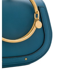 blaue Leder Umhängetasche von Chloé