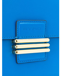 blaue Leder Umhängetasche von Etro