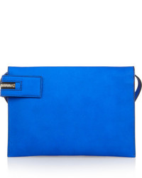 blaue Leder Umhängetasche von Victoria Beckham