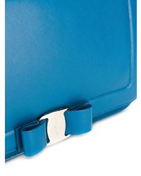 blaue Leder Umhängetasche von Salvatore Ferragamo