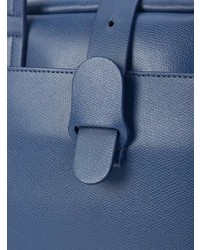 blaue Lederhandtasche von Senreve