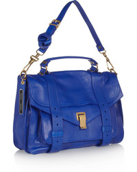 blaue Lederhandtasche von Proenza Schouler