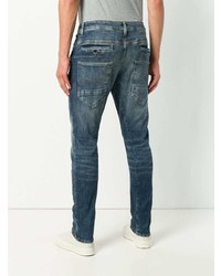 blaue Lederjeans von G-Star Raw Research