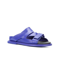 blaue Ledersandalen von Camper