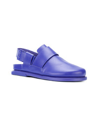 blaue Ledersandalen von Camper