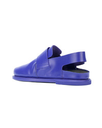 blaue Ledersandalen von Camper