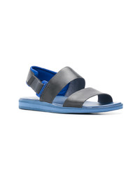 blaue Ledersandalen von Camper