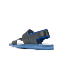 blaue Ledersandalen von Camper