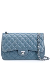 blaue Ledertaschen von Chanel