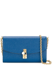 blaue Ledertaschen von Dolce & Gabbana