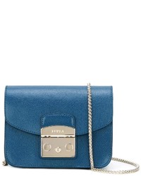 blaue Ledertaschen von Furla