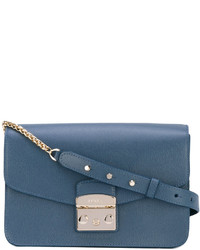 blaue Ledertaschen von Furla