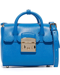 blaue Ledertaschen von Furla