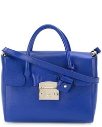 blaue Ledertaschen von Furla