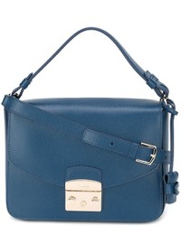 blaue Ledertaschen von Furla