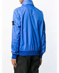 blaue leichte Bomberjacke von Stone Island