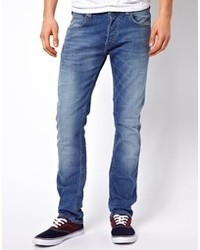 blaue leichte Jeans von Lee