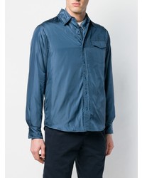 blaue leichte Shirtjacke von Aspesi